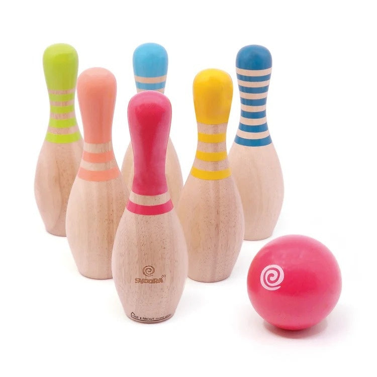 Set de bowling din lemn, Svoora