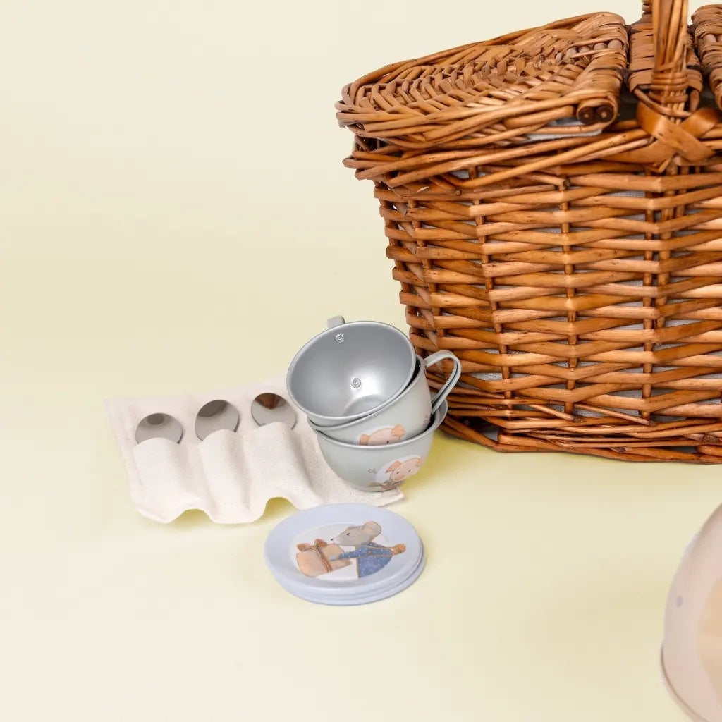 Set de ceai in cos impletit, Egmont Toys