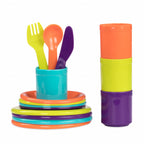 27-Piece Dinner Set for 4 Children Battat