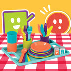 27-Piece Dinner Set for 4 Children Battat