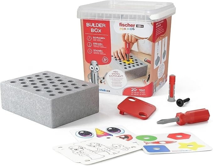 Set de constructie si bricolaj Builder-Box, Fischertechnik