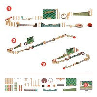 Set de constructie trasee Zig & Go Big Boom 48 piese, Djeco