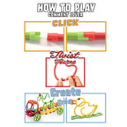 Set de construit cu magnet Spaghetteez 70 piese