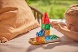 Set de construit cu mini placi magnetice, Cleverclixx