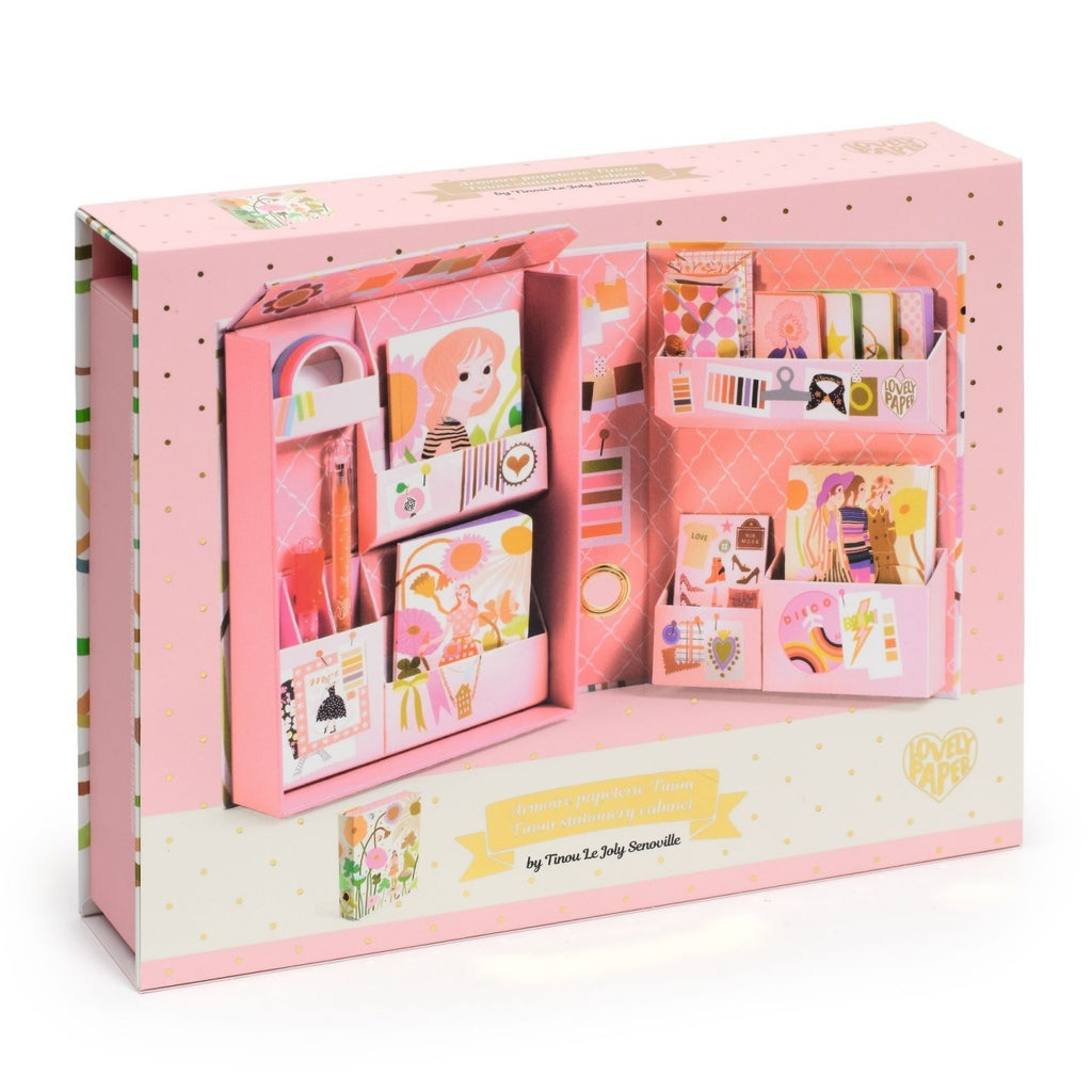 Set de papetarie cu tematica Fashion, Djeco