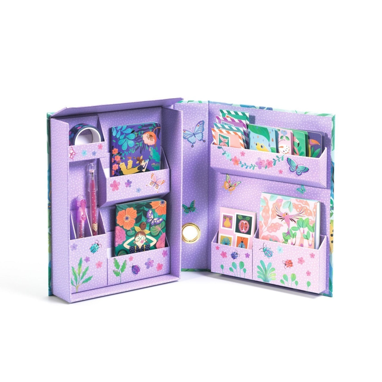 Set de papetarie Marie cu design tropical, Djeco