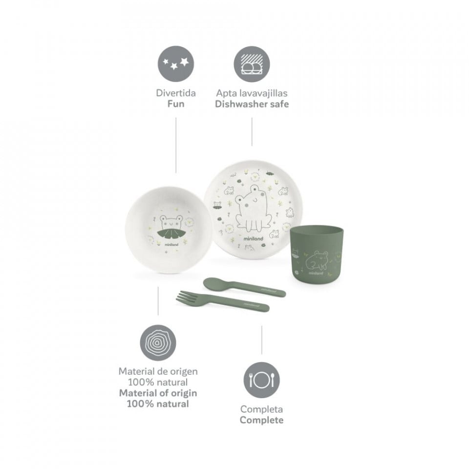 Miniland Frog children's feeding set