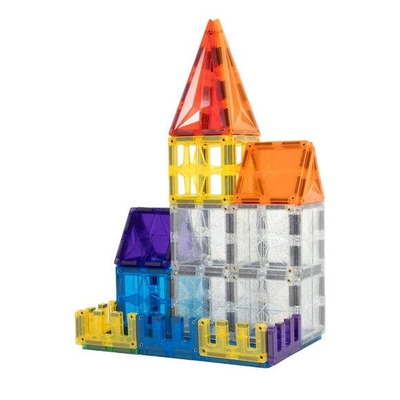 Set magnetic de construit 125 piese, Cleverclixx