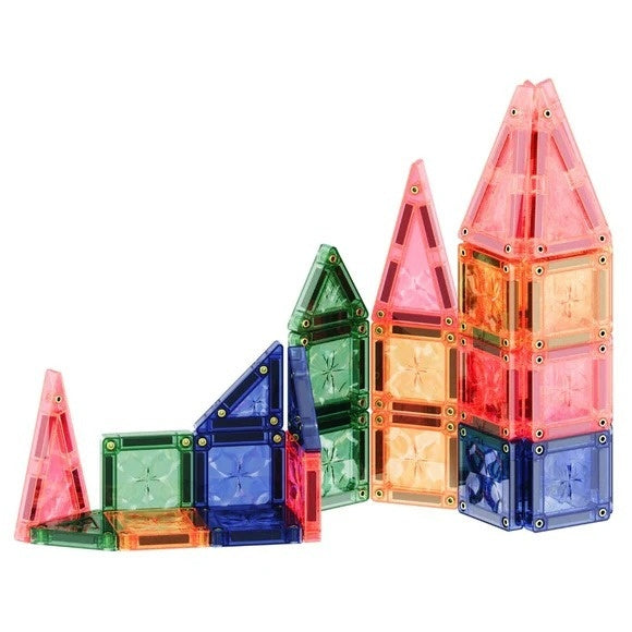 Set magnetic de construit cu placute mici, Cleverclixx