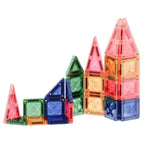 Set magnetic de construit cu placute mici, Cleverclixx