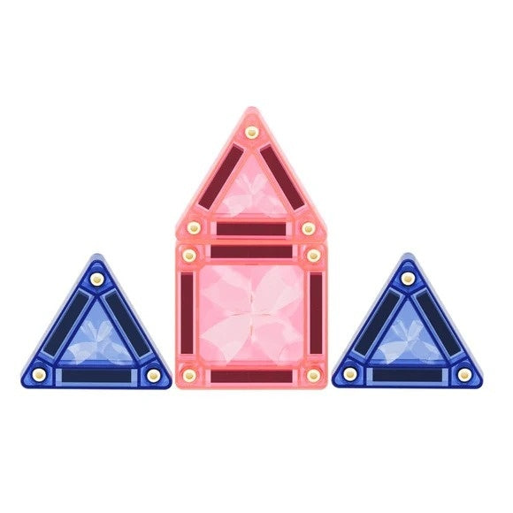Set magnetic de construit cu placute mici, Cleverclixx