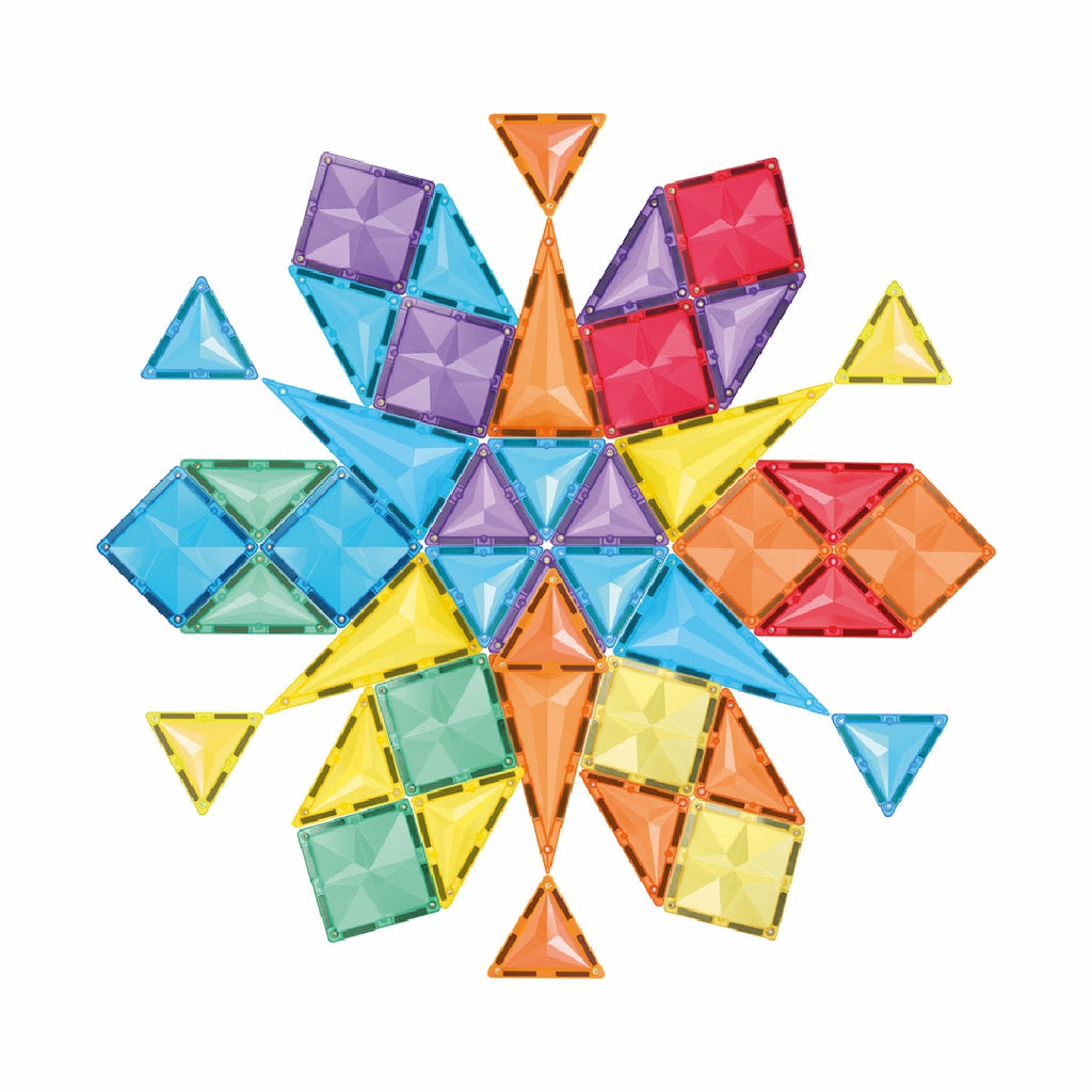 Set magnetic de construit Inventiv 110 piese, Cleverclixx