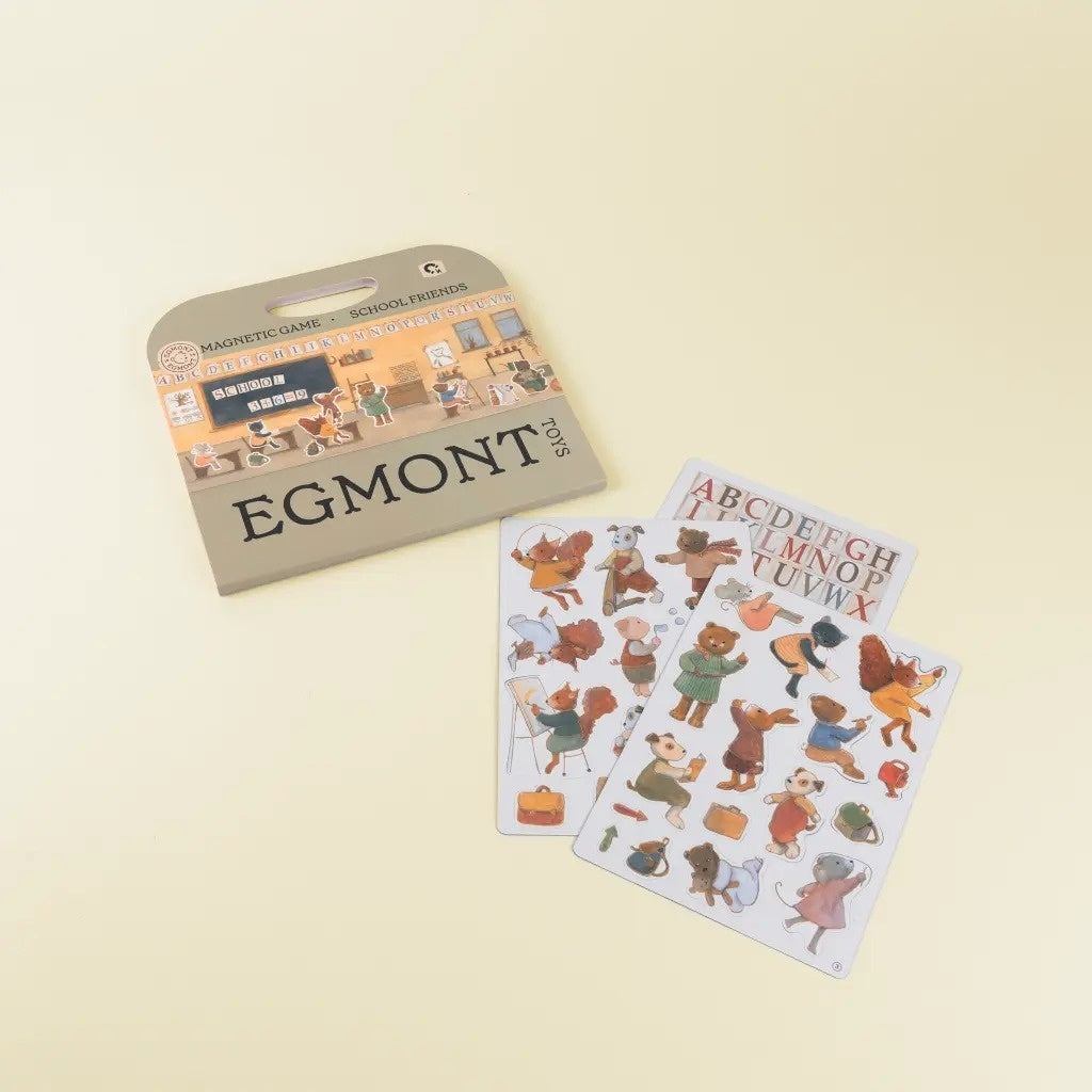 Set magnetic La scoala, Egmont Toys