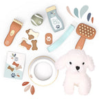 Set pentru copii cu valiza si catel de plus, Speedy Monkey