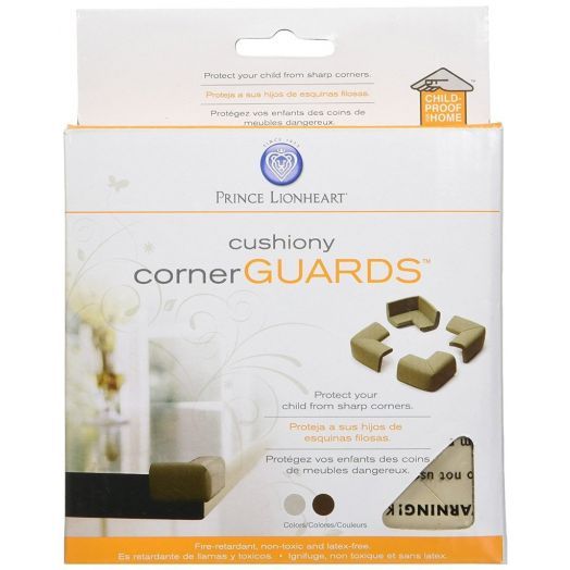 Prince Lionheart Soft Foam Corner Guards Brown