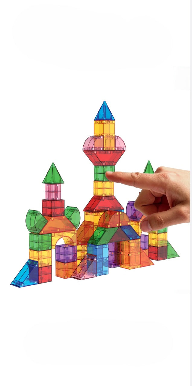 Set STEM magnetic de construit Cubixx, 64 piese
