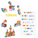 Set STEM magnetic de construit Cubixx, 64 piese