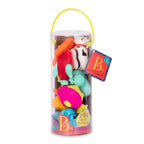 BToys Set 9 jucării de baie animale Squish & Splash, peste 10 luni