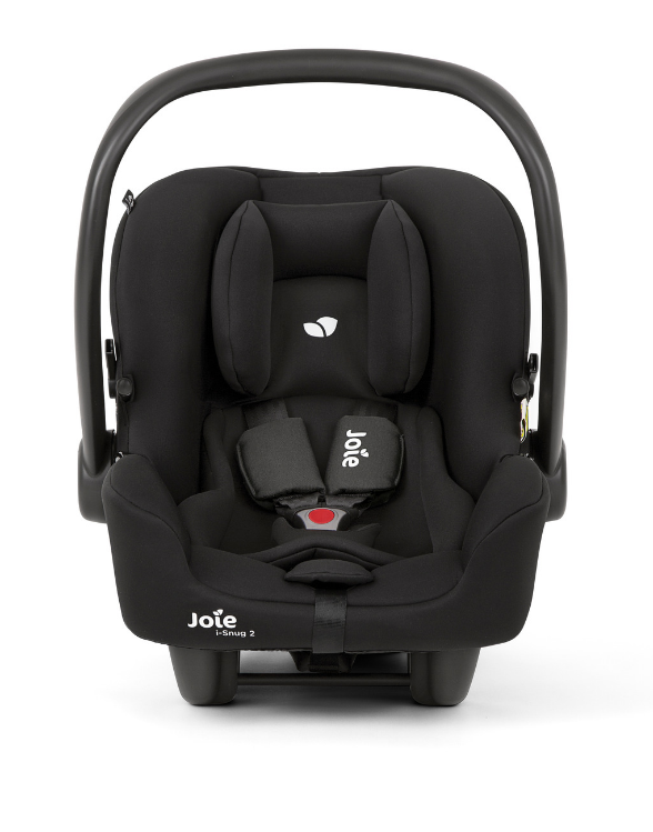 Joie - Scoica auto i-Snug 2 cu tetiera reglabila, 40-75 cm, Shale, testata ADAC si certificata R129