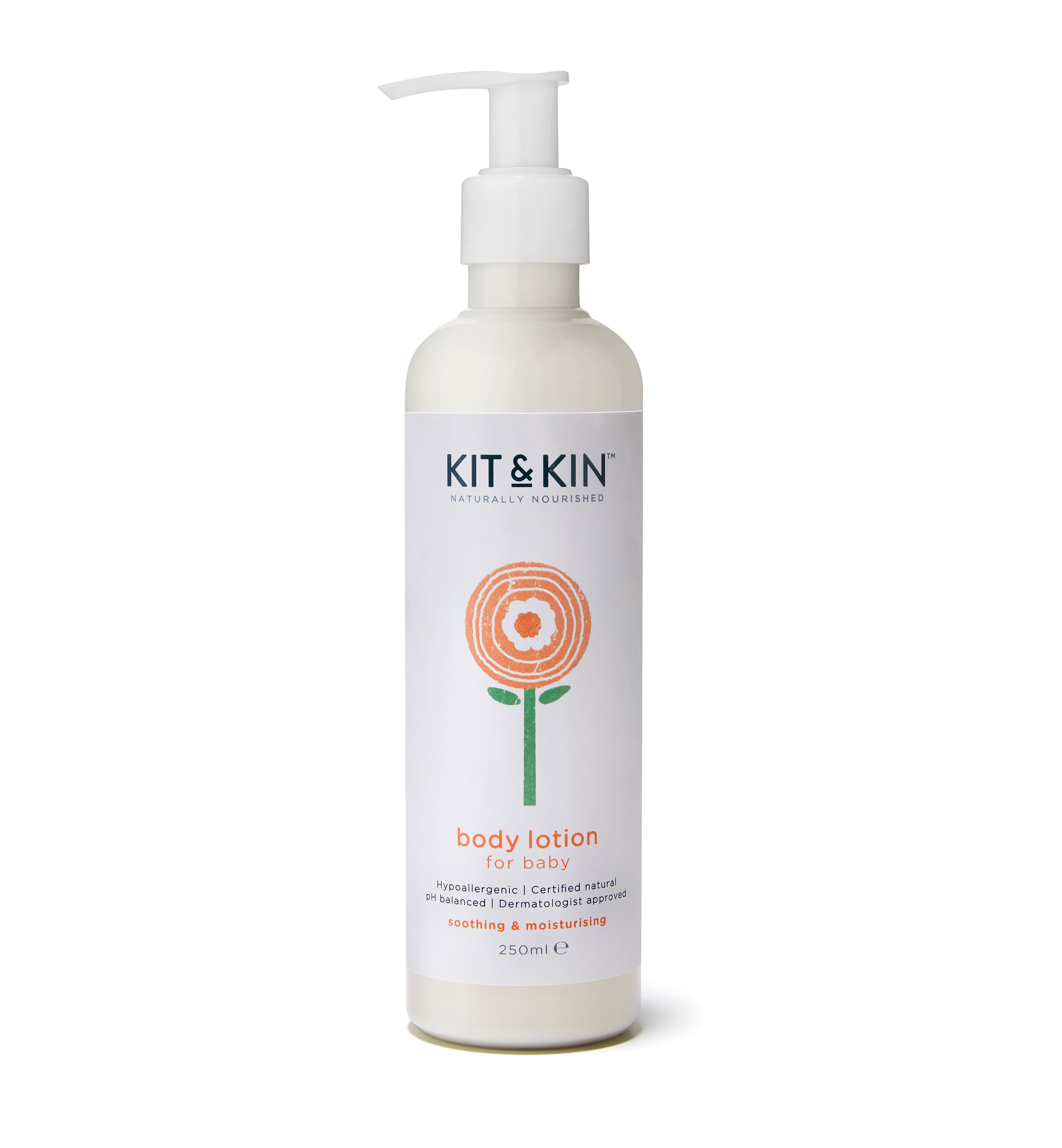Lotiune naturala de corp pentru copii Kit&Kin 250ml