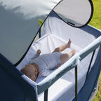 UV50+ Sun Protection for Pop-Up Travel Cot