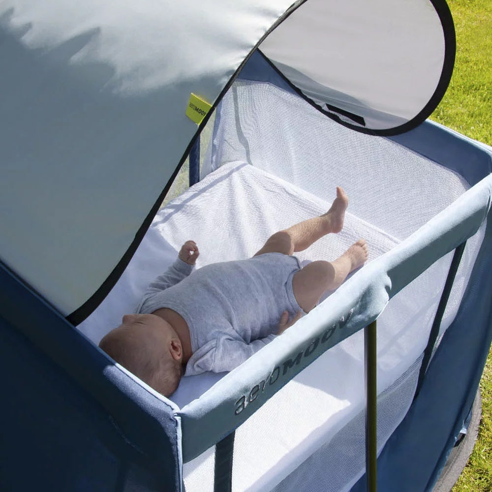 UV50+ Sun Protection for Pop-Up Travel Cot