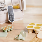 Babymoov - Set recipiente din silicon si feeder pentru bebelusi