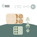 Babymoov - Set recipiente din silicon si feeder pentru bebelusi