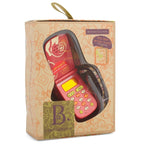 Telefon muzical cu clapeta rosu B.Toys