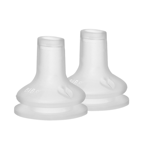 BIBS Set 2 tetine din silicon pentru biberon tip Sippy Cup 6 luni+ conform EN14350