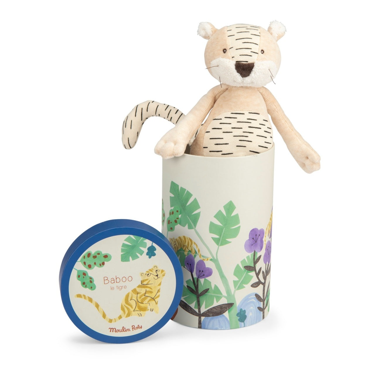Tigrul Baboo in cutie, Moulin Roty
