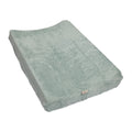 Sea Blue Bamboo textile cover for diaper changing mat Timboo
