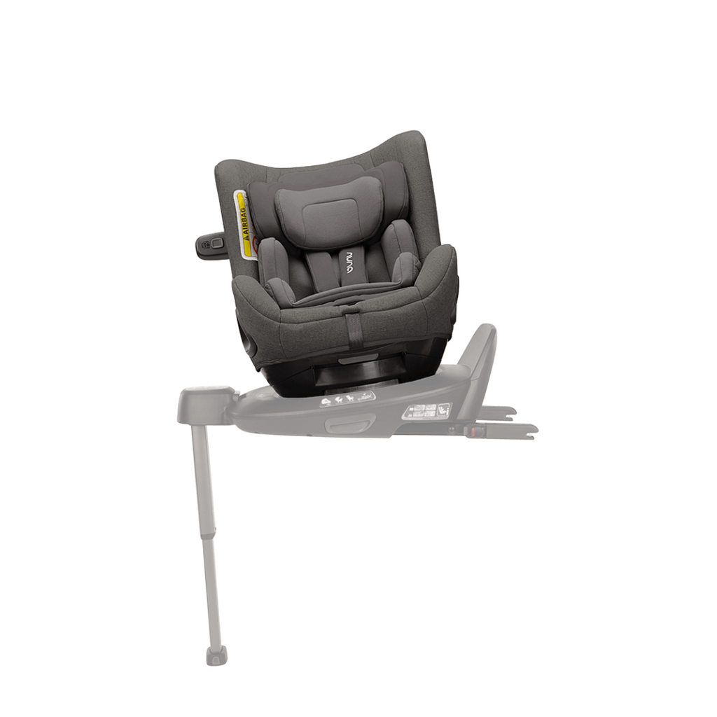 Nuna - Set Scaun auto rotativ i-Size TODL next Thunder, 40-105 cm + Baza isofix BASE next i-Size pentru TODL next