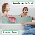 Ingenuity - Cadita pliabila pentru calatorii Tuckaway Travel Tub Sage