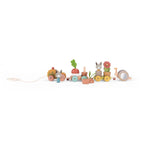 Trenulet din lemn cu activitati, Moulin Roty