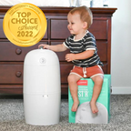 Prince Lionheart Nappy Twist'R White Airtight Bin for Dirty Nappies
