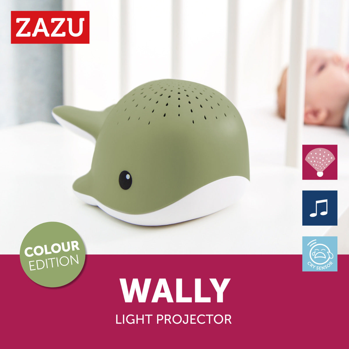 Wally Green Night Light