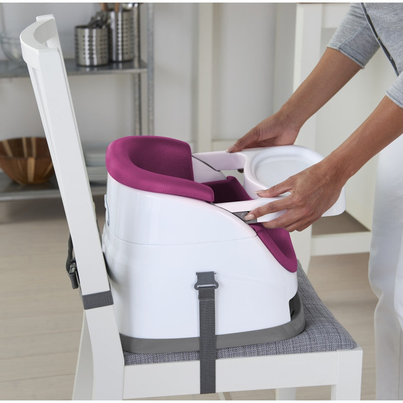 Ingenuity - Scaun de masa 2 in 1 Pink Flambe