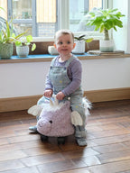 Prince Lionheart Hairies Ride-On Inflatable Toy - Fun and Safe Ride for Children - Magic Unicorn