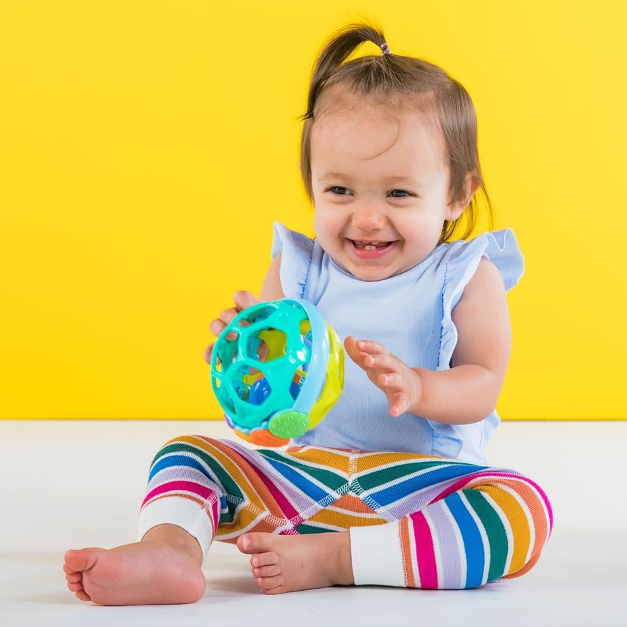 Bright Starts - Jucarie mingea colorata Flexi Ball