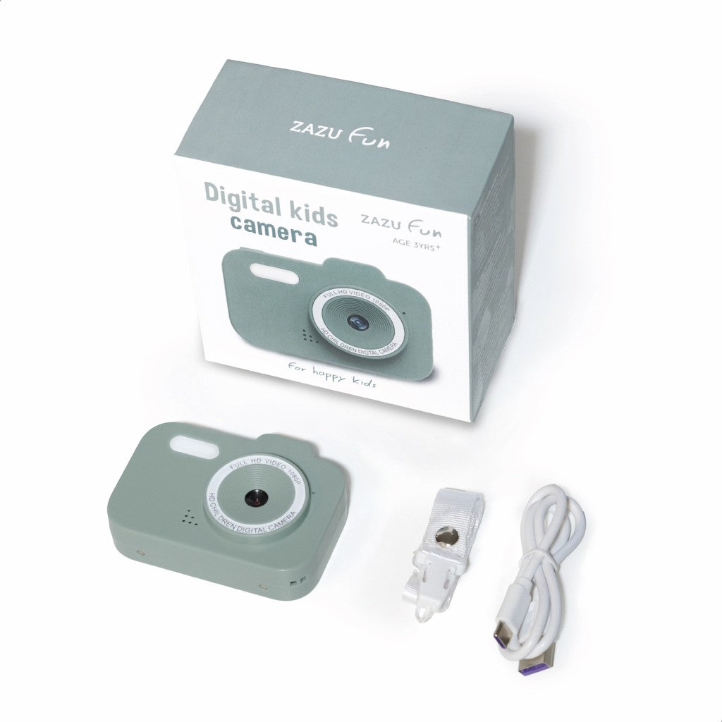 ZAZU Green Fun Digital Camera for Kids