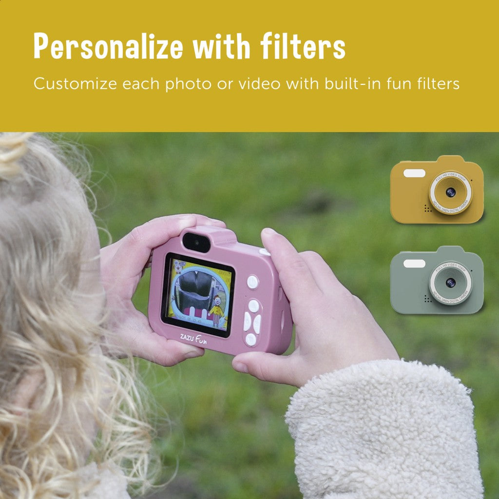 ZAZU Green Fun Digital Camera for Kids